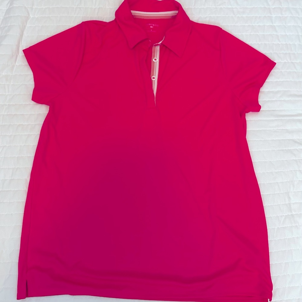 Women's Pink Polo Golf Shirt